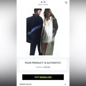 Armani exchange vest